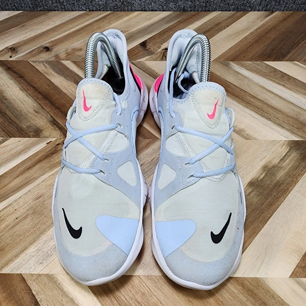 Nike Free RN 5.0 Platinum Pink Black UK 5 EUR 38.5 Womens Running Shoe
